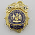 NYPD Assistant Chief New York Police Badge Replica Movie Props With Two Stars